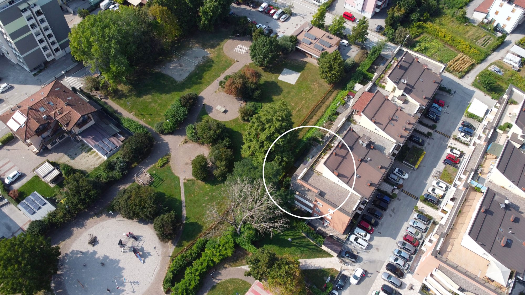 QUADRILOCALE CON GIARDINO VISTA PARCO