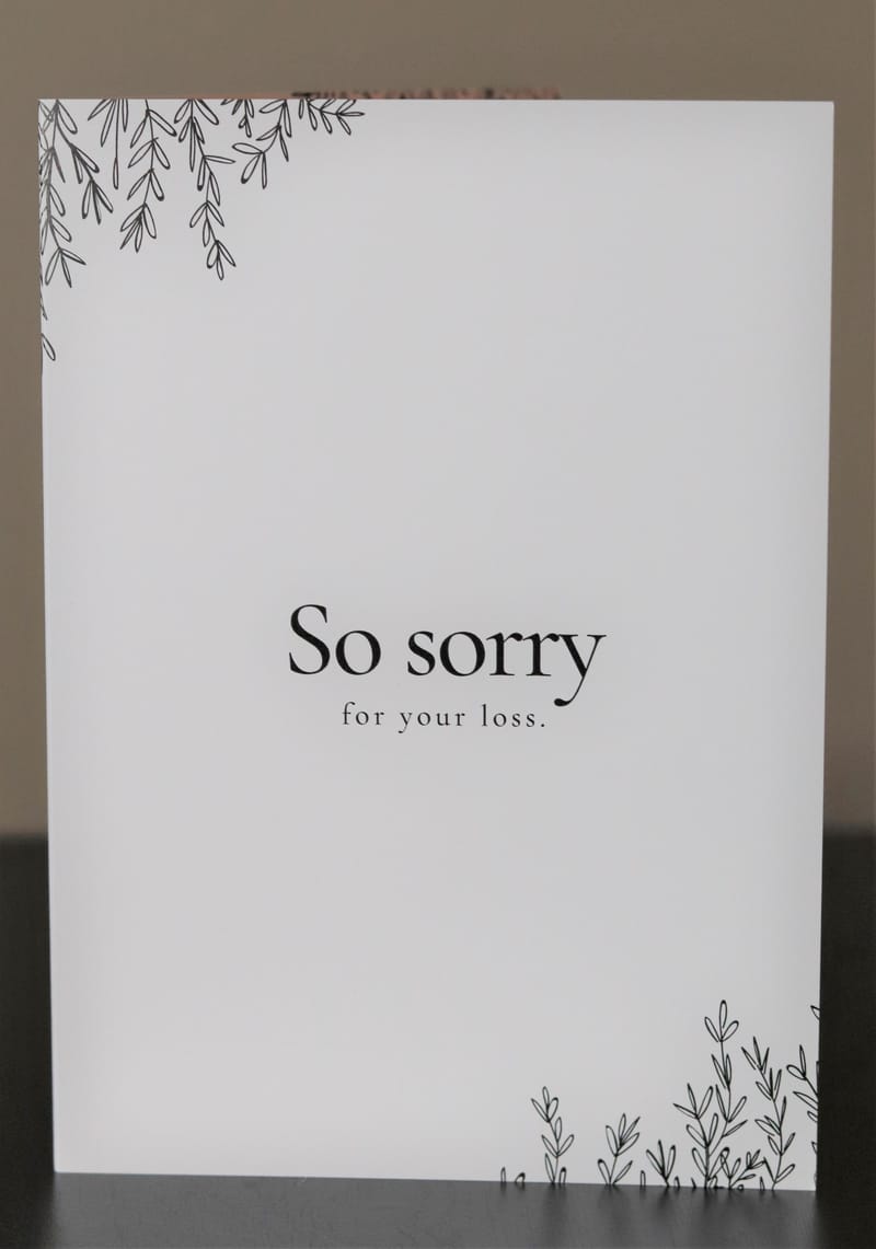 Loss by Suicide - Sympathy