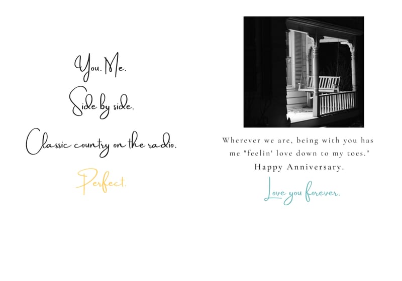 Country Music Lovers' Anniversary - Guy or Gal