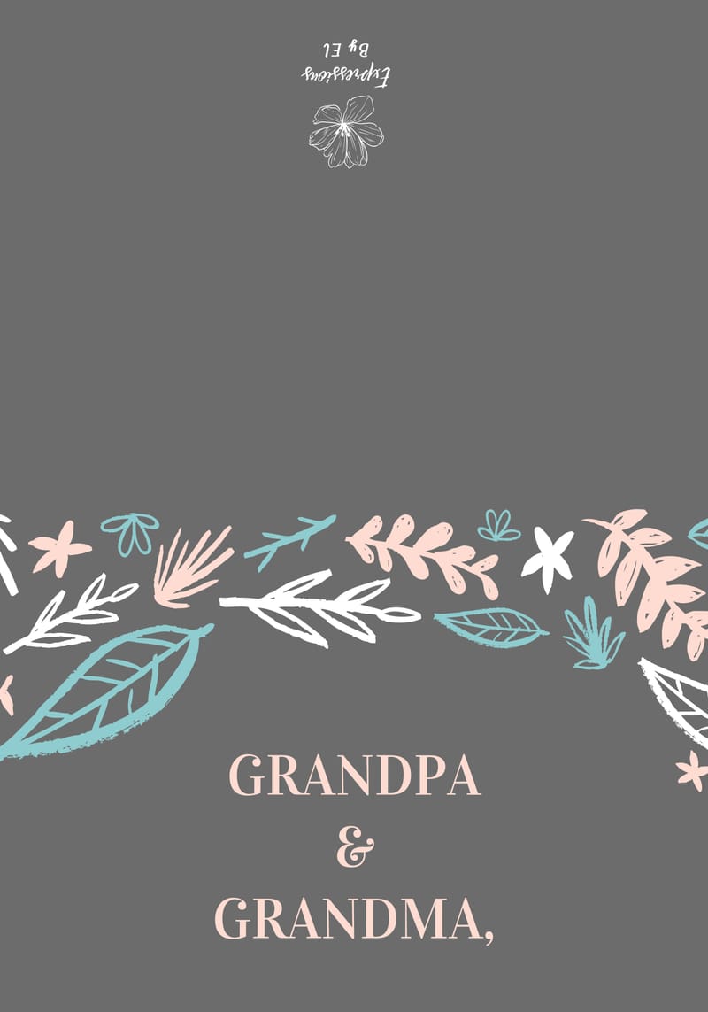 Love to Grandma and Grandpa