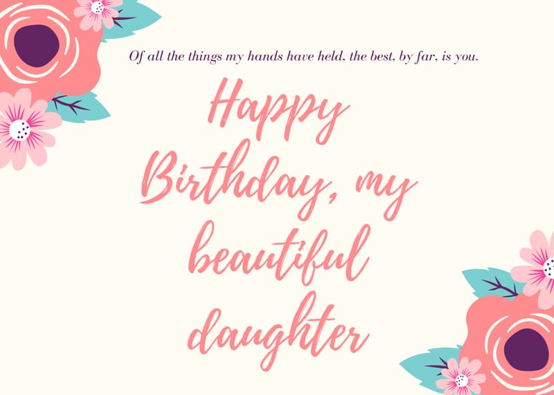 Birthday - Daughter