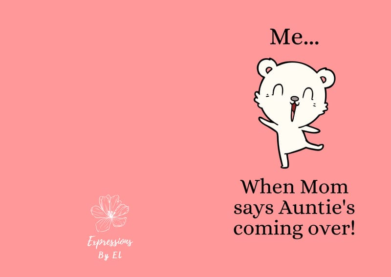 Birthday - Auntie - From Child