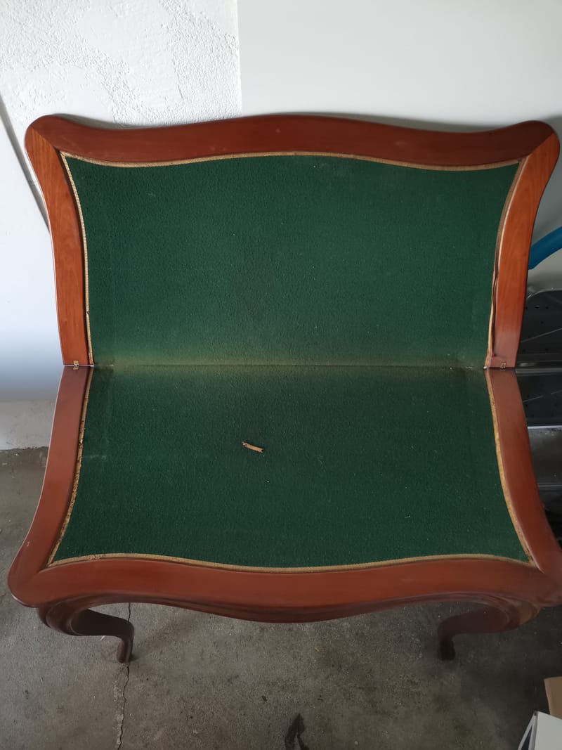 Restauration d'une table de jeu