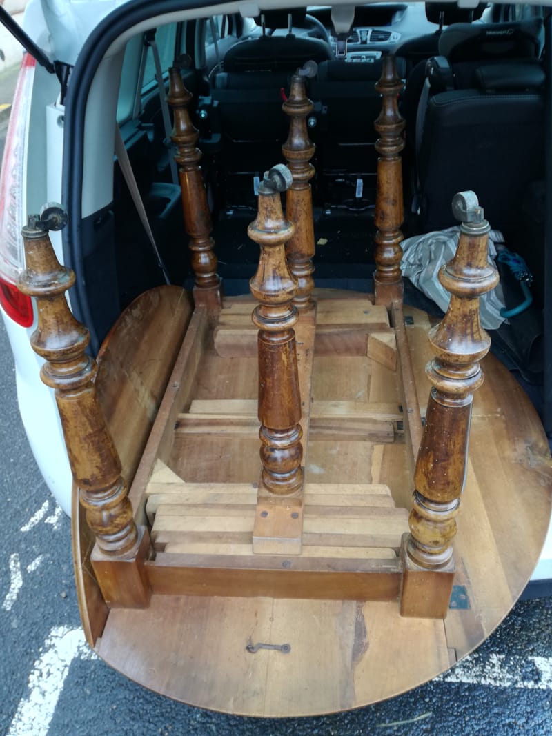 Restauration d'une table