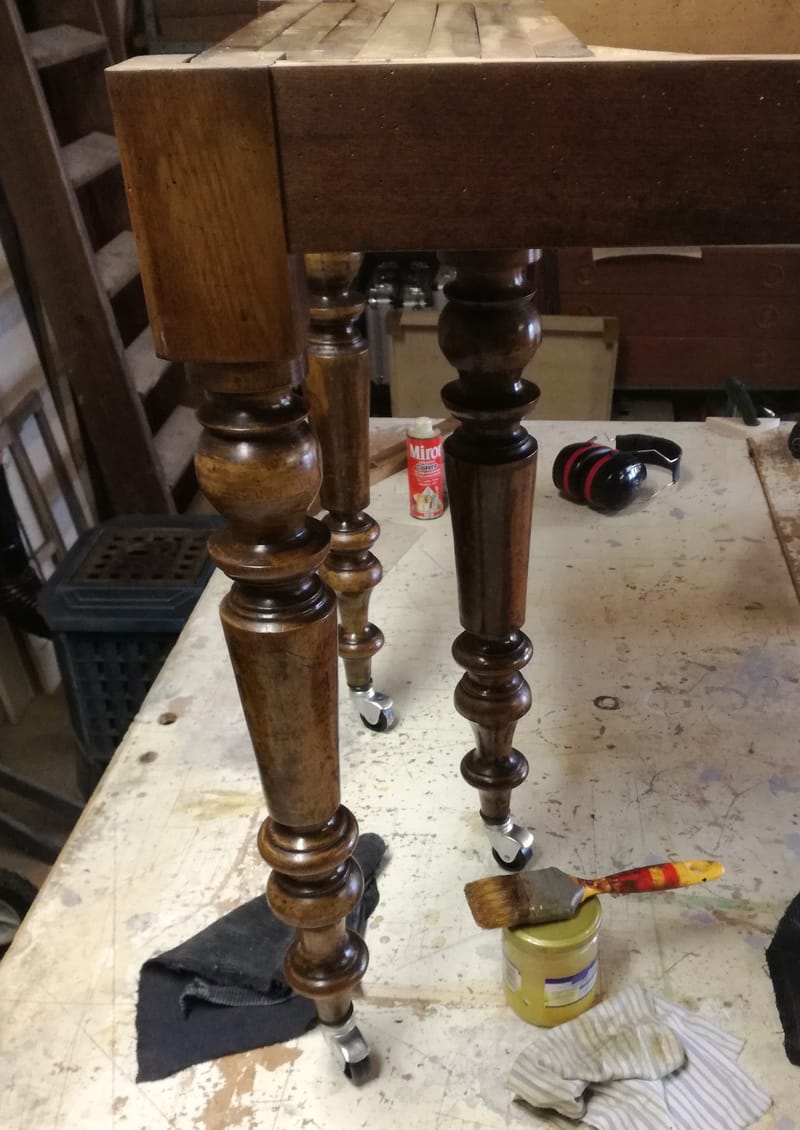 Restauration d'une table