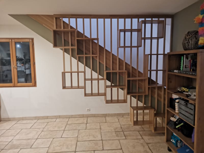 Garde-corps et étagères