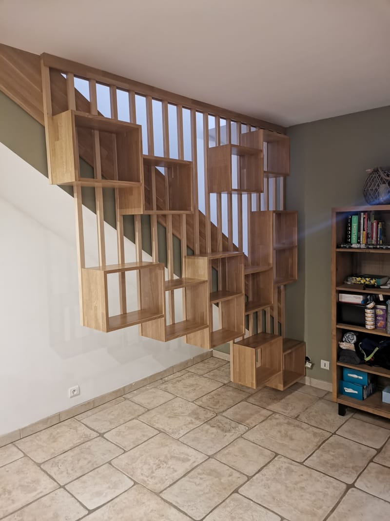 Garde-corps et étagères