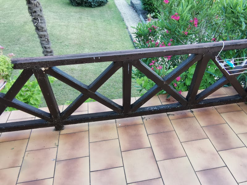 Restauration d'un garde-corps extérieur