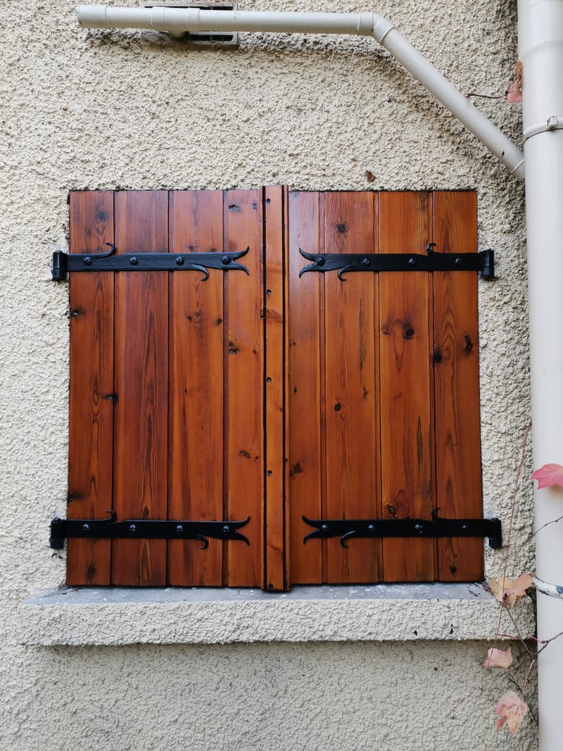 Restauration et changement de teinte de volets