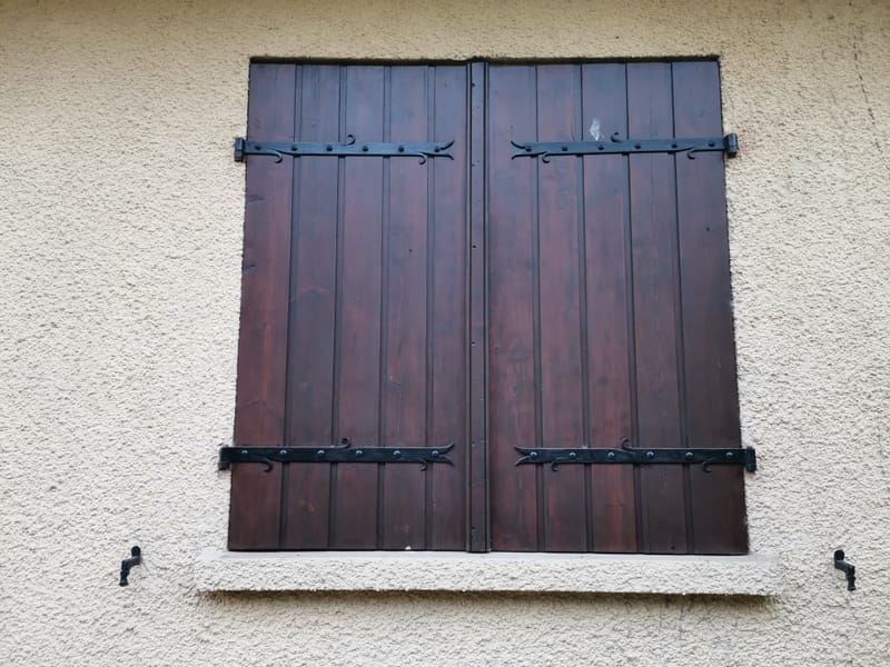 Restauration et changement de teinte de volets