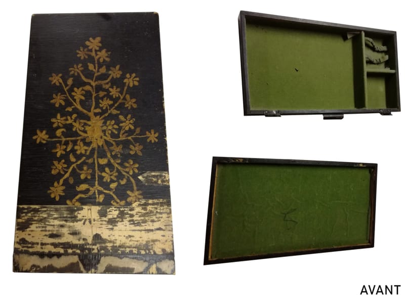 Restauration d'une boite à couture