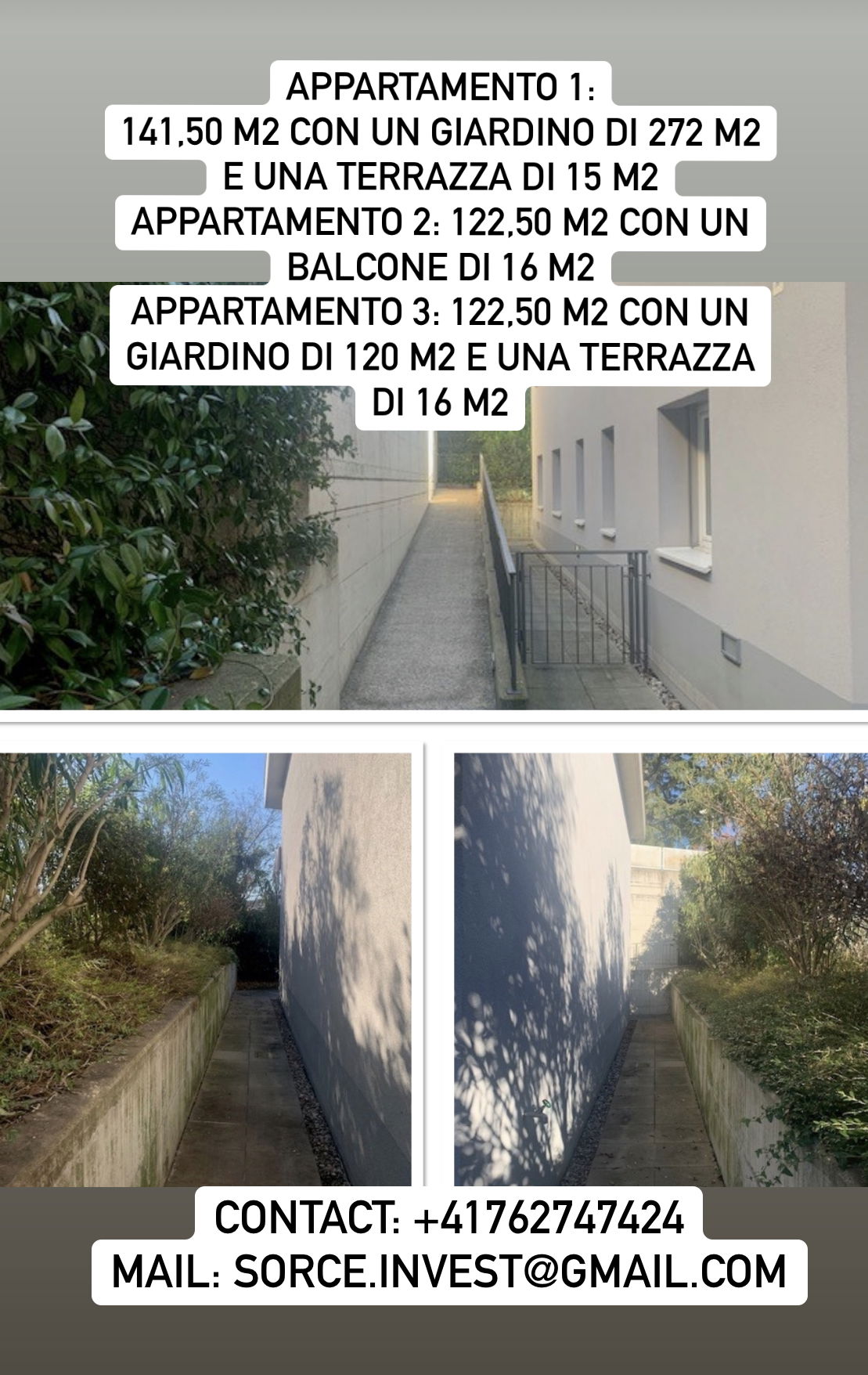In vendita 3 appartamenti a Balerna con un buon rendimento locativo.