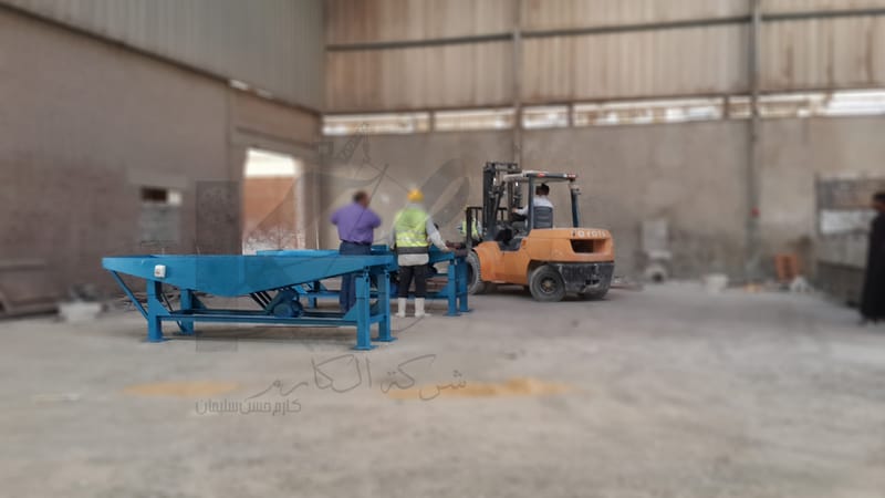 خطوط انتاج الانترلوك الملون