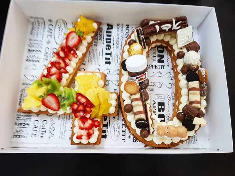 עוגות בצק פריך שקדים