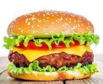 همبرگر دستی