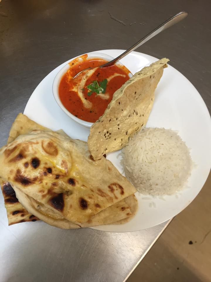 Butter Chicken + Rice + Naan