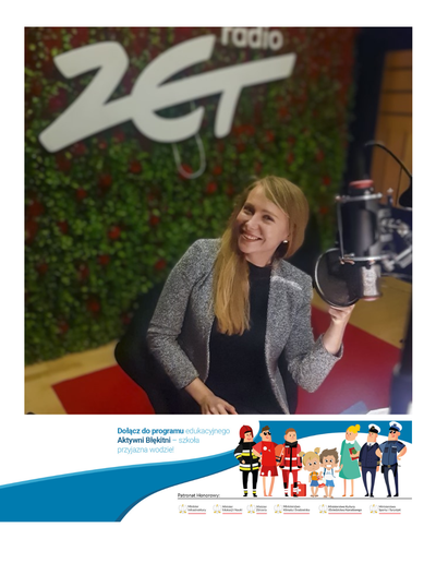 Aktywni Błękitni obecni na antenach ogólnopolskich stacji radiowych .