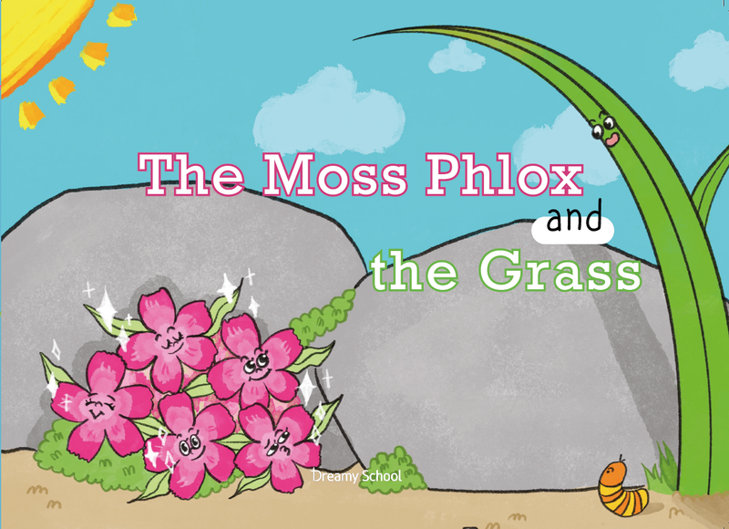 The Moss Phlox and the Grass
