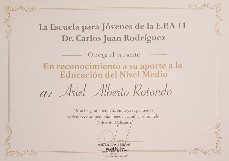 Otros reconocimientos