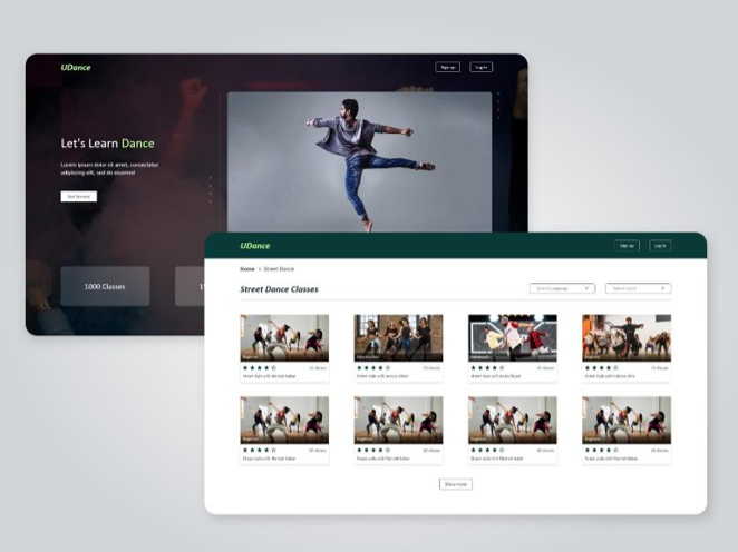 Dance tutorials website