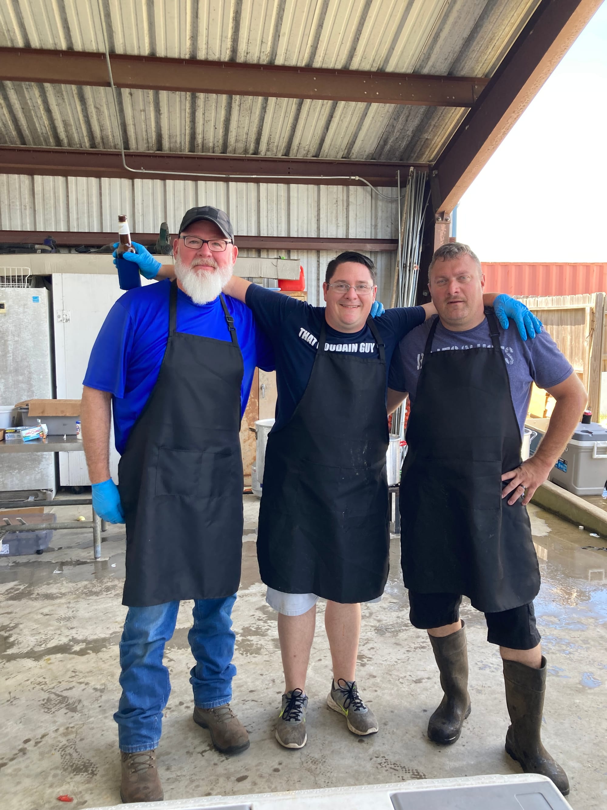 Curtis, Billy and Lloyd, Surviving the First Ever Crawfish Boil