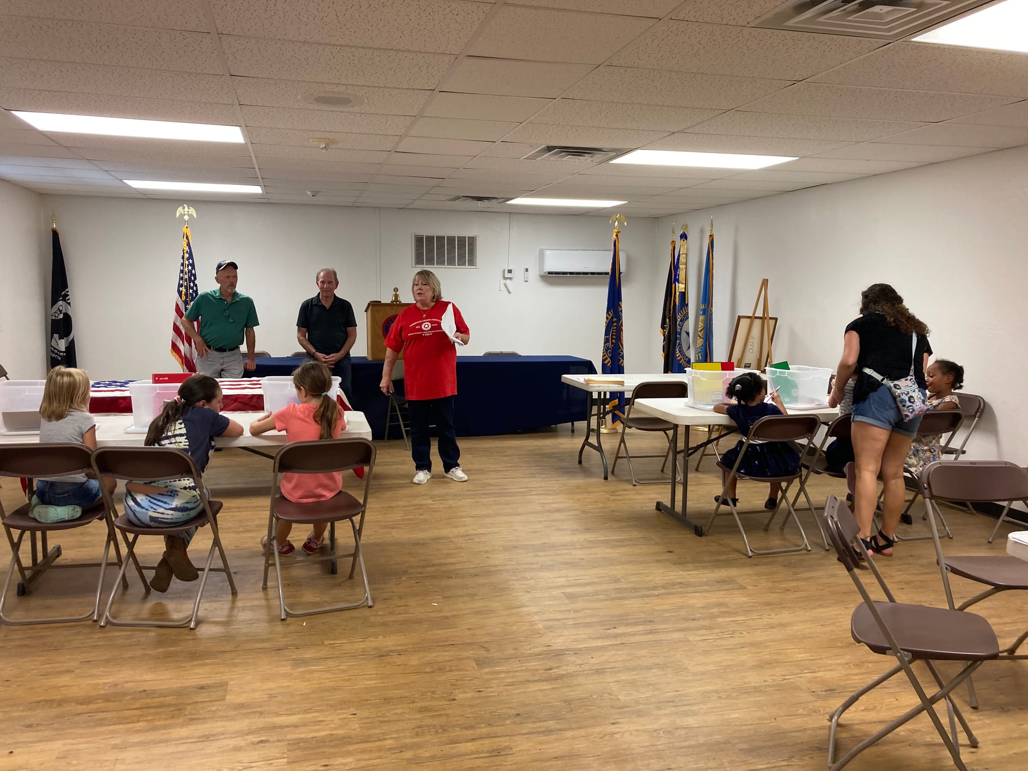 Junior Auxiliary Learning About Our Nation's Flag