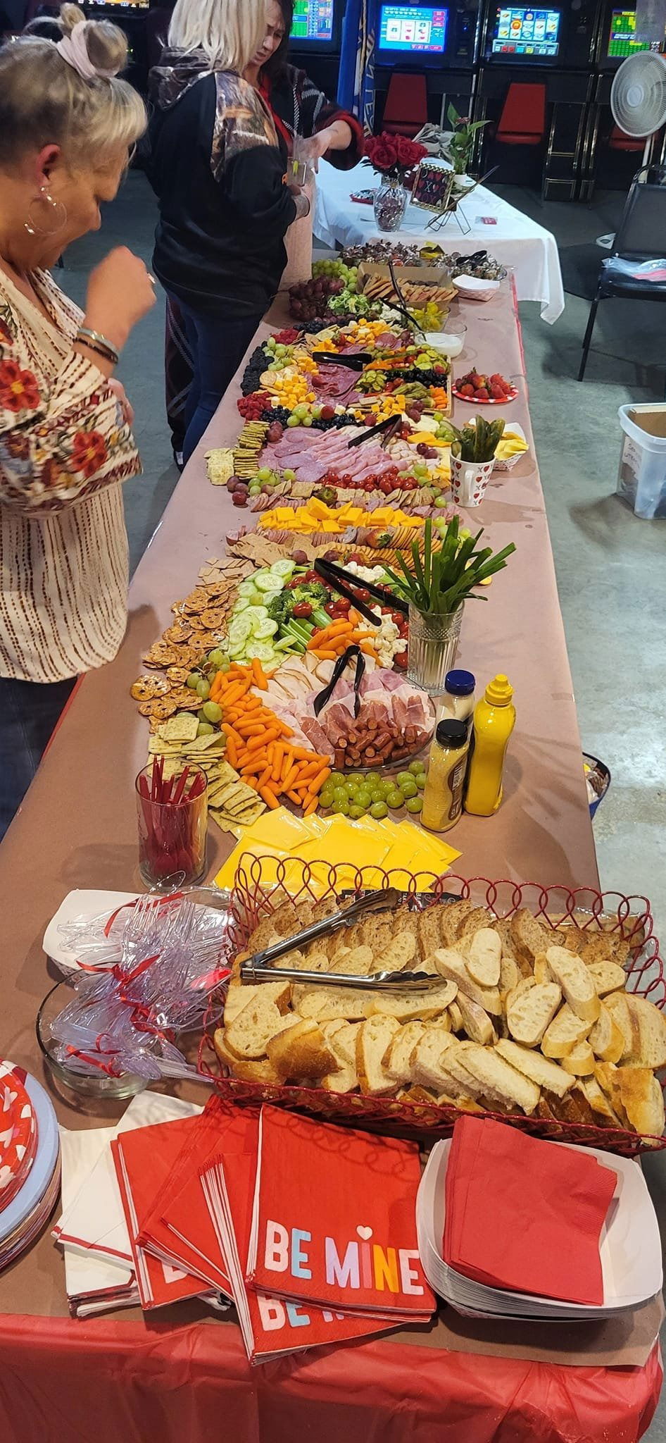 Valentine's Spread and Juniors Ceremony Table