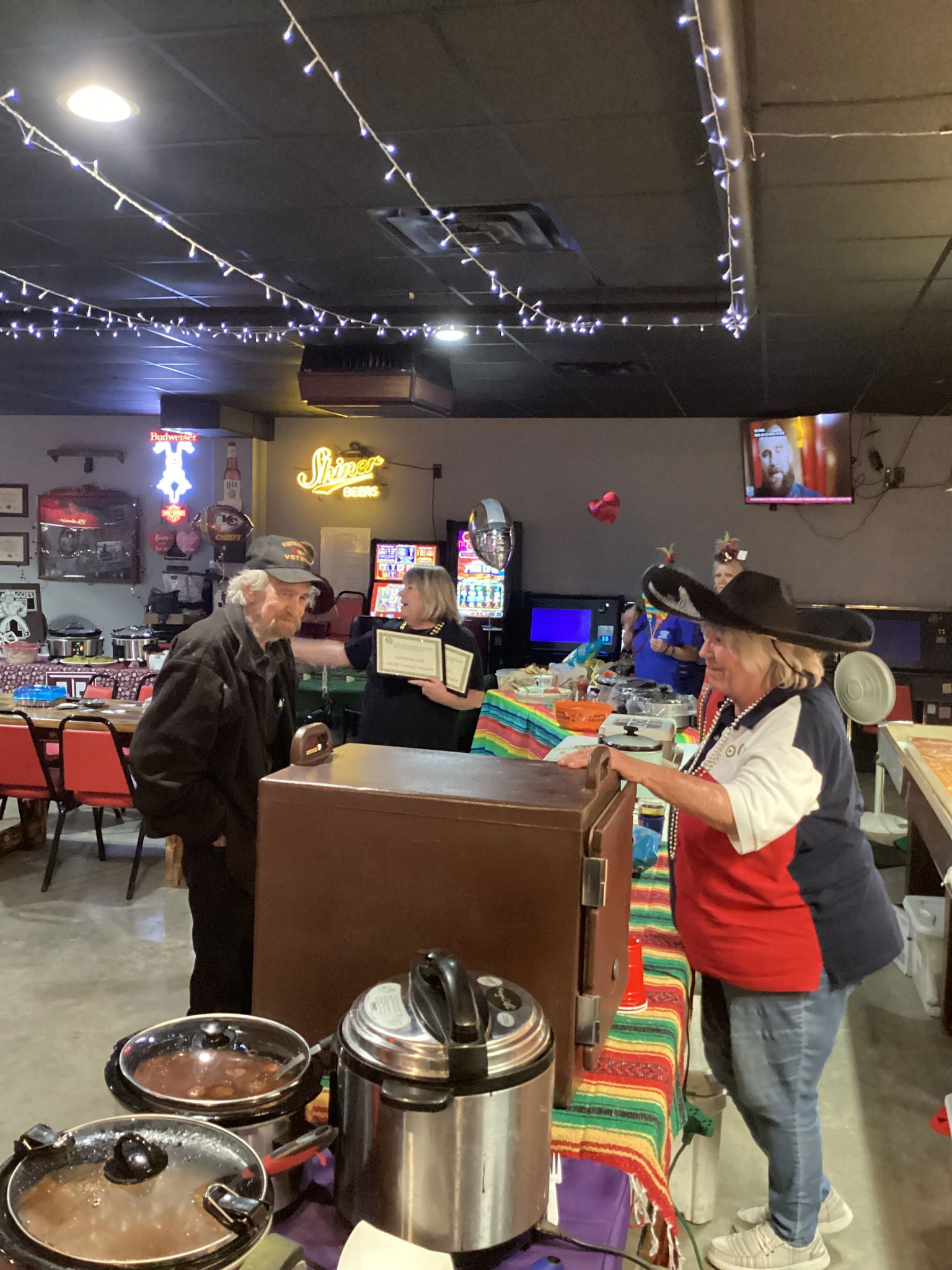 Judge Bob with Wanda's tamales