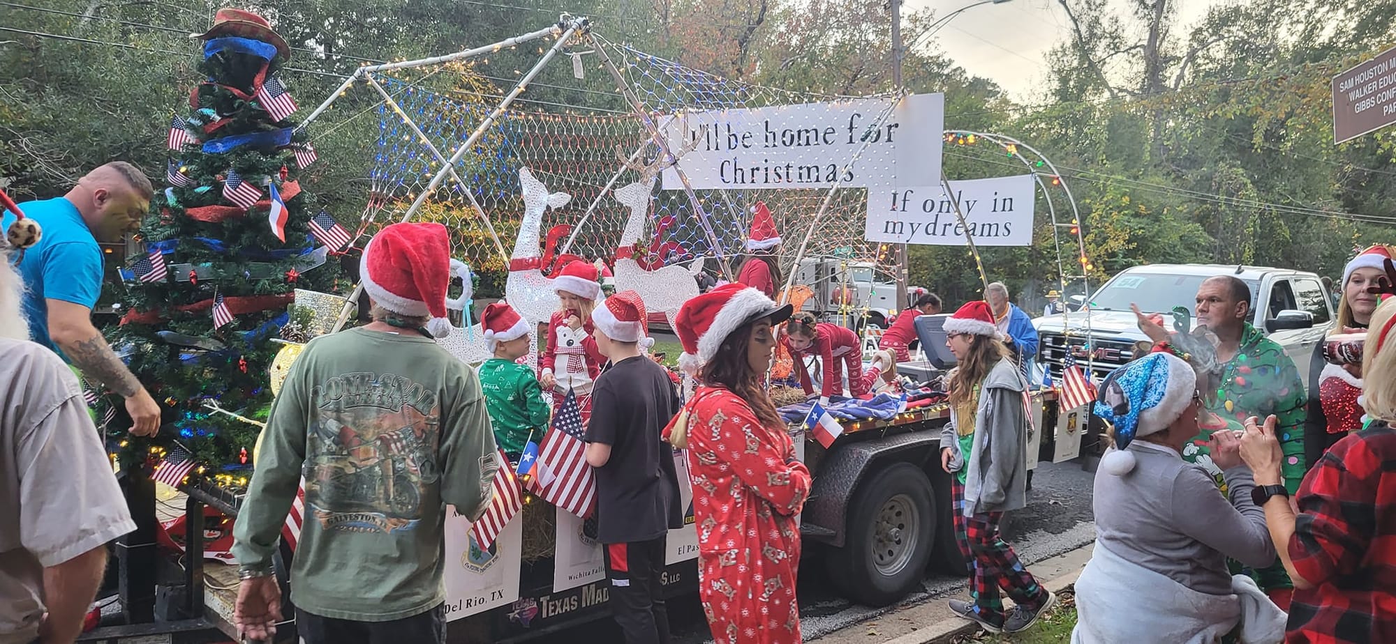 Post 95 Representing! 2023 Lions Club Christmas Parade