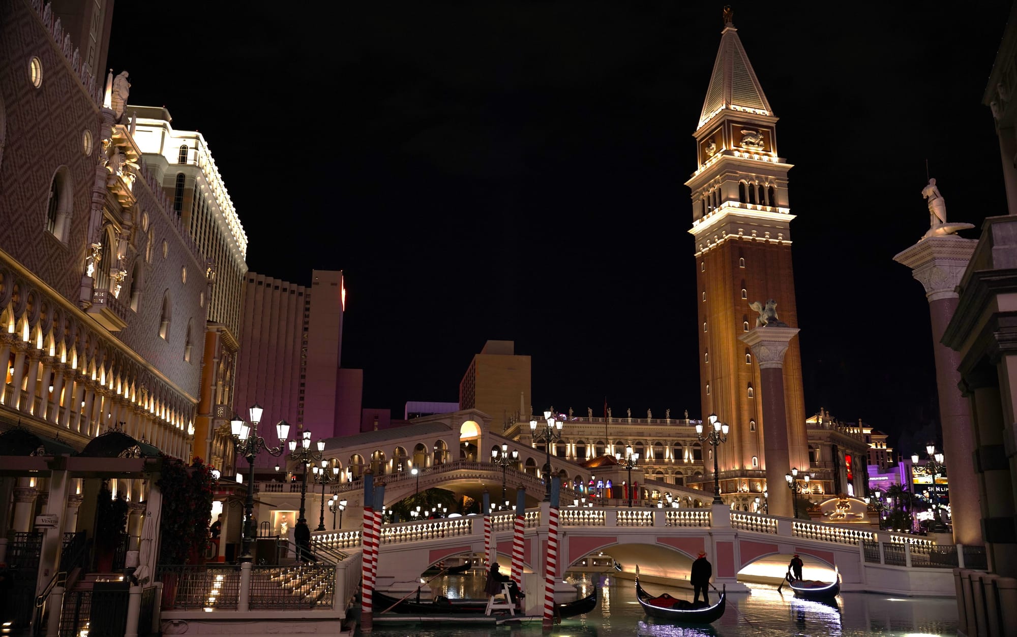 Nitetime at the Venetian Las Vegas