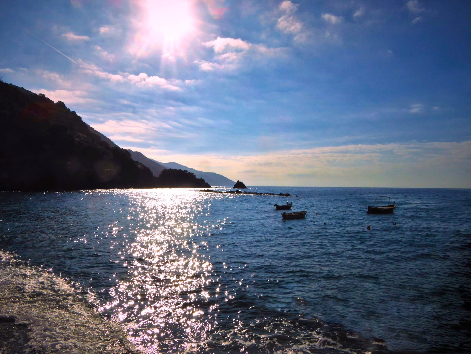 Sunset on the Cinque Terre