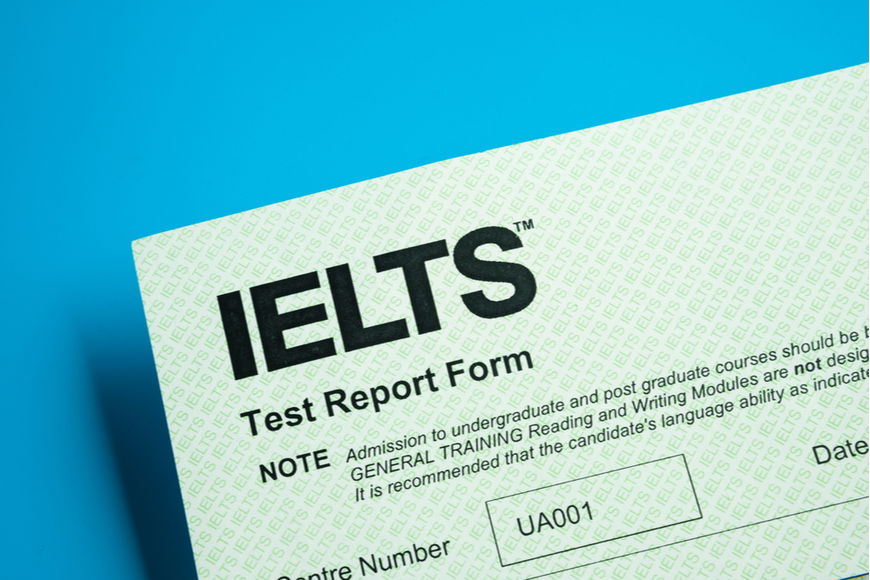 نمرات آزمون IELTS