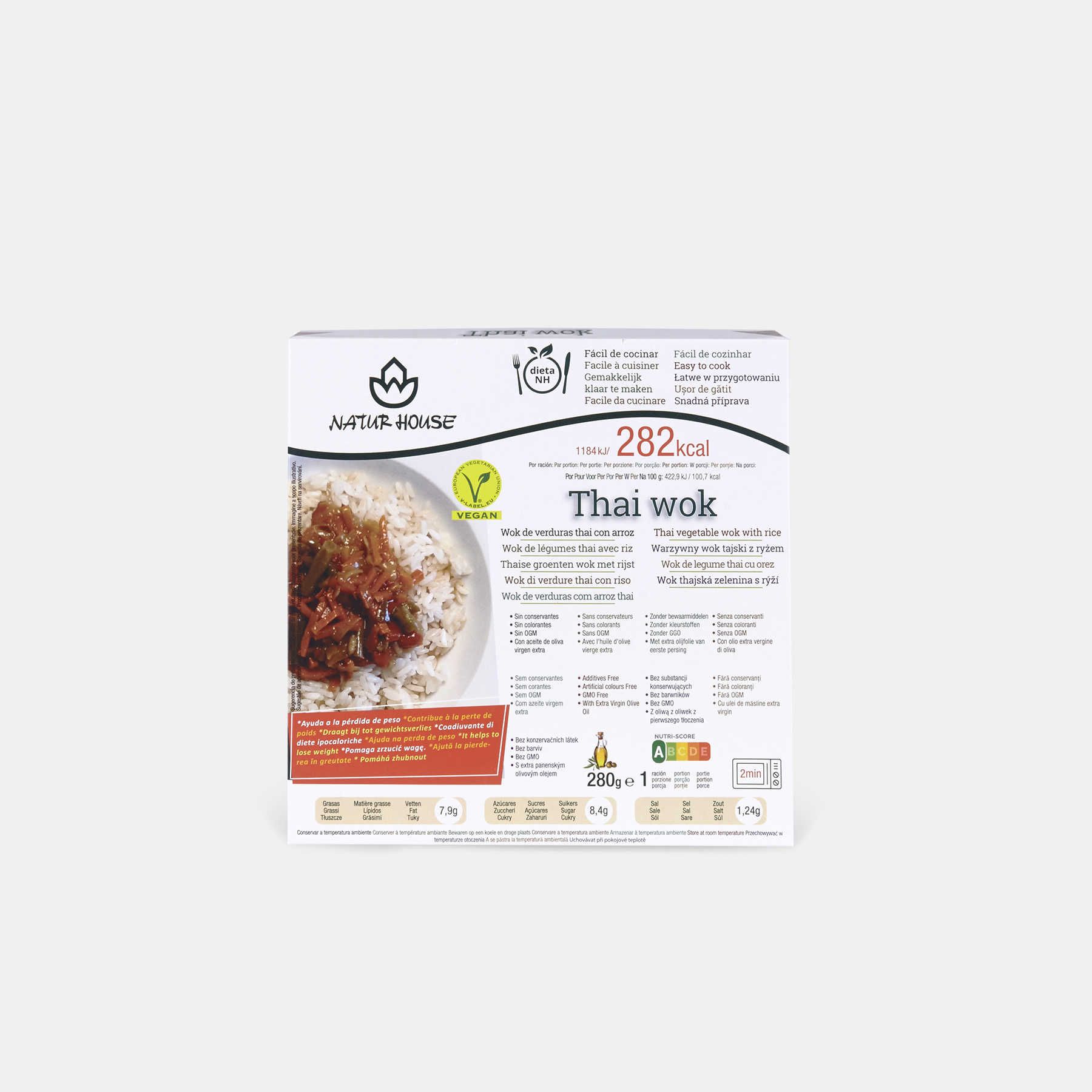 Slimbel Wok de Verduras Thai - 10,50 €