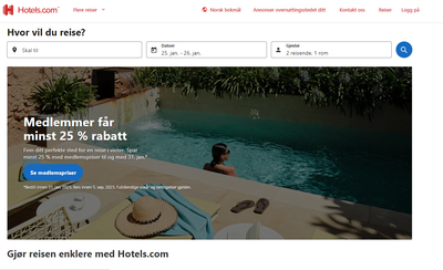 Hotels.com - Booking av Hotell og Opplevelser
