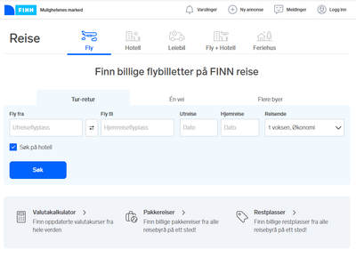 Finn.no - Fly, Hotell og Feriehus over hele verden