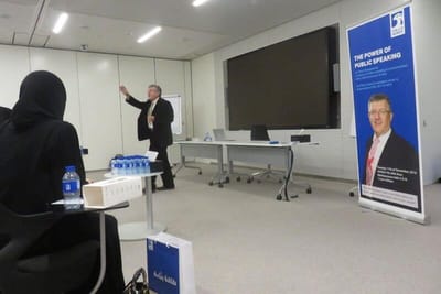 CORPORATE public speaker image