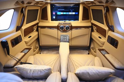 Innova Hycross interior modification lounge By Autotrade Design