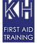 KH First Aid Training is a vibrant team committed to offering memorable courses that promote the learner’s confidence when having to deal with a first aid situation. We believe that the best way to do this is by using a variety of teaching methods that maintains interest and ensures engagement.