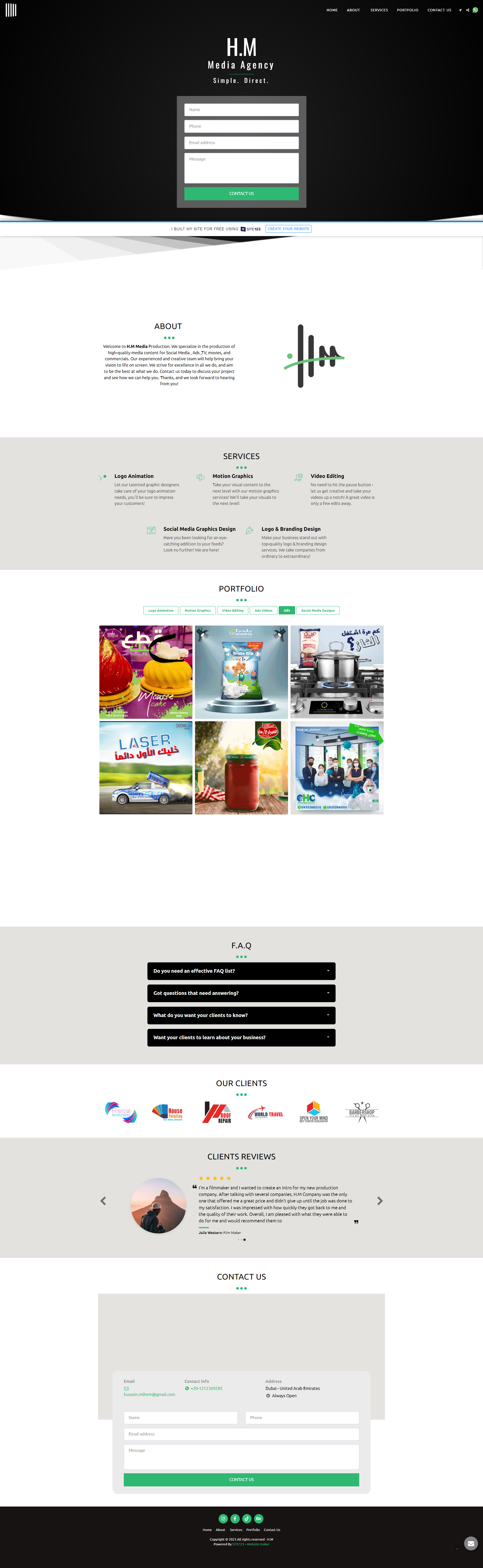 H.M Websites