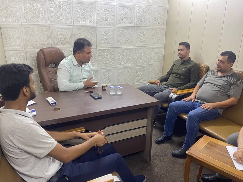 عقد مسؤولي إعلام دوائر مدينة الصدر اجتماعهم الدوري.