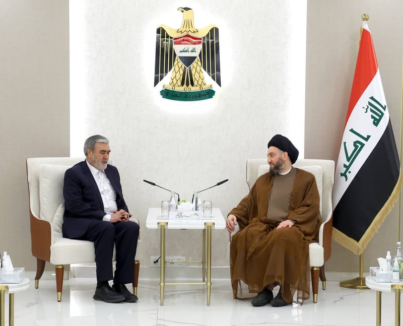 الحكيم يستقبل وفدا نيابيا من الجمهورية الإسلامية الإيرانية برئاسة الأستاذ إبراهيم عزيزي