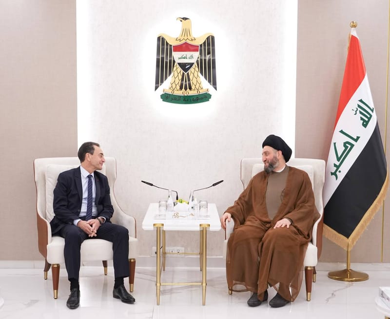 الحكيم : أكدنا ضرورة العمل على عدم اتساع رقعة الحرب مع السفير الفرنسي