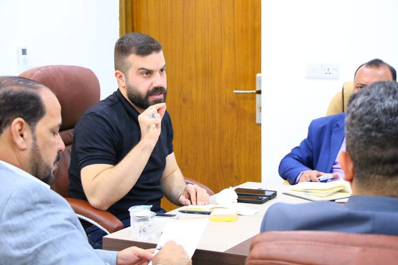 الملا جواد يعقد اجتماعا مهما مع مسؤولي الملفات المركزية في المحافظة