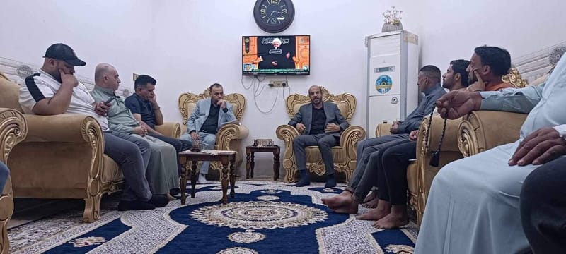 مسؤول تنظيمات ذي قار يلتقي جمعاً قيادياً من مسؤولي المناطق في مكاتب الدائرة الثالثة في المحافظة