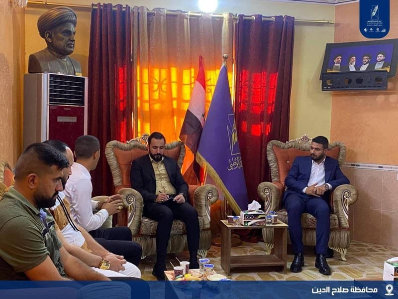 التقى عضو المكتب السياسي والسيد حسام الحسني الفريق القيادي لـمكتب الشباب المركزي