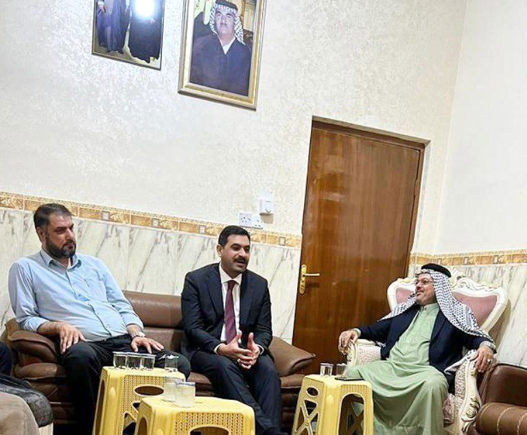 السيد قصي الموسوي يلتقي الشيخ ابو جعفر المگطومي