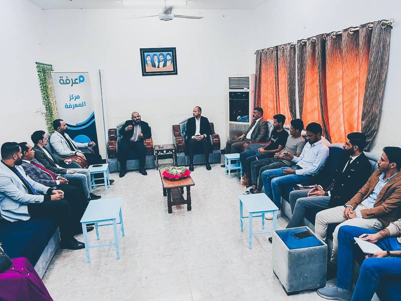 أمين تيار الحكمة الوطني في مُحافظة المثنى يلتقي مع مجموعة من مسؤولين الاعلام