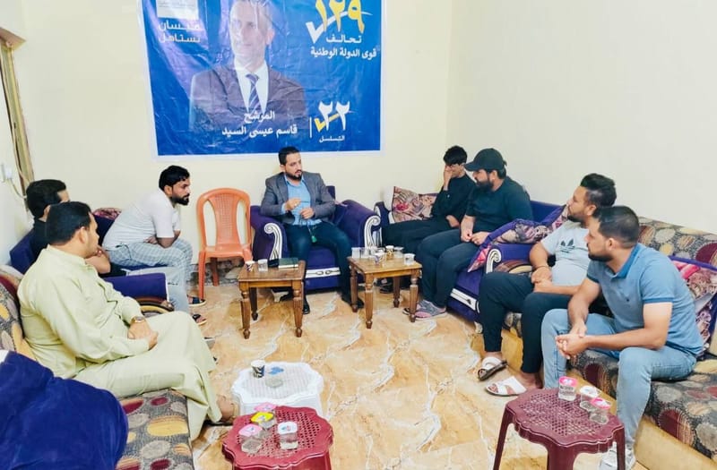 مسؤول الدائرة الشمالية الاستاذ منتظر الشغانبي في ميسان