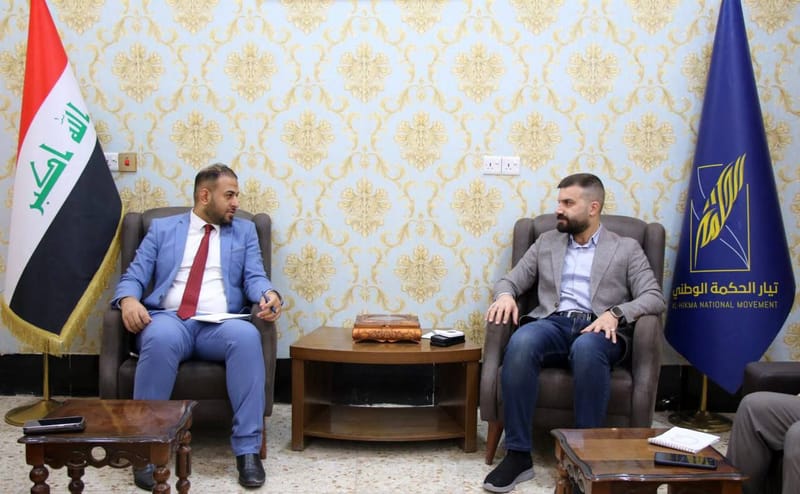 مسؤول تنظيمات ديالى يلتقي بمسؤول شؤون المحافظات