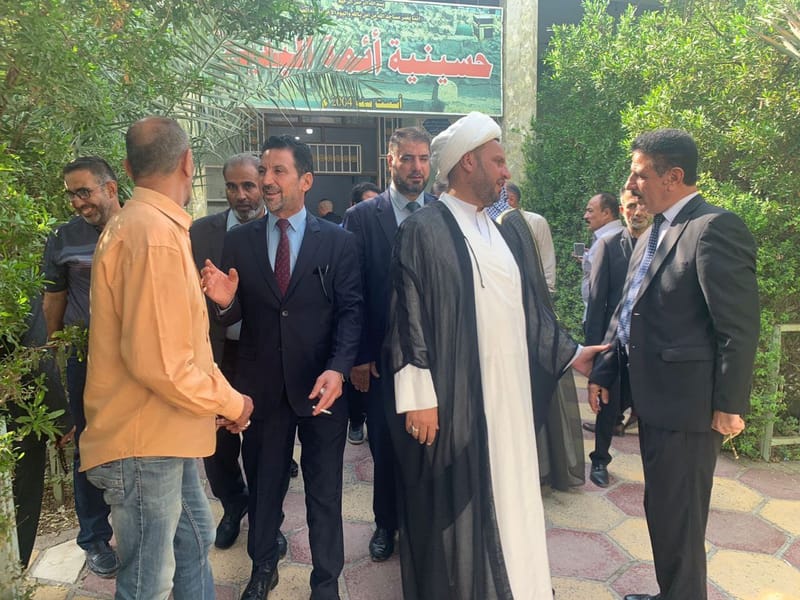 وفد تياري من محافظة واسط يجري جولة ميدانية في المحافظة